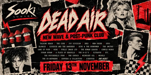 DEAD AIR |New Wave & Post-Punk Club at Sooki Lounge