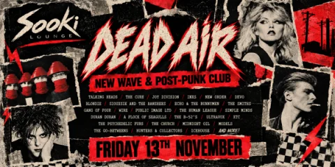 DEAD AIR |New Wave & Post-Punk Club at Sooki Lounge