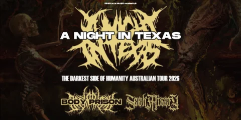 A Night In Texas "The Darkest Side Of Humanity" East Coast Tour at Leadbeater Hotel