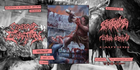 Cerebral Incubation (USA), Australian Exclusive Melbourne Show at Leadbeater Hotel