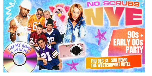 No Scrubs: NYE Party - San Remo at Westernport Hotel