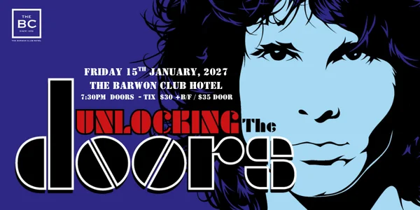 Unlocking The Doors, An Australian Celebration of The Doors at Barwon Club Hotel
