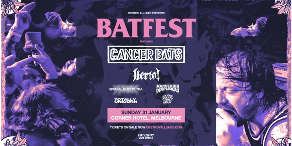 Cancer Bats | Give Me Dirt Australia | BAT FEST | Melbourne at Corner Hotel Richmond