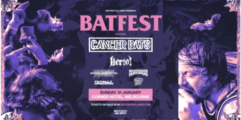 Cancer Bats | Give Me Dirt Australia | BAT FEST | Melbourne at Corner Hotel Richmond