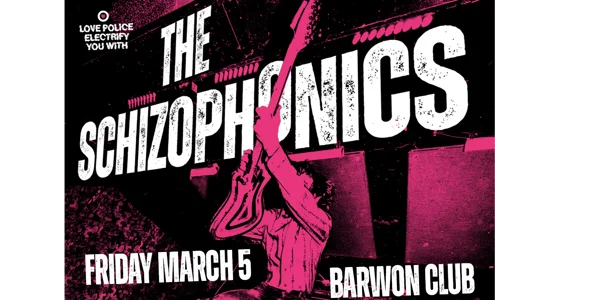 The Schizophonics (USA) at Barwon Club Hotel