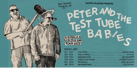 Peter & The Test Tube Babies (UK) 2027 AUS & NZ Tour - Melbourne at The Tote Hotel Band Room