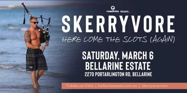 Skerryvore (Scotland) - Beautiful Mistakes album tour at Bellarine Estate