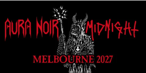 AURA NOIR (NORWAY) + MIDNIGHT (USA) at The Tote Hotel Band Room