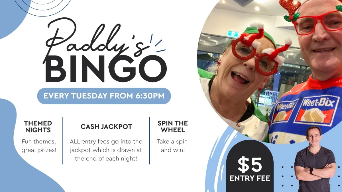 Paddy’s Bingo at Erina Leagues Club