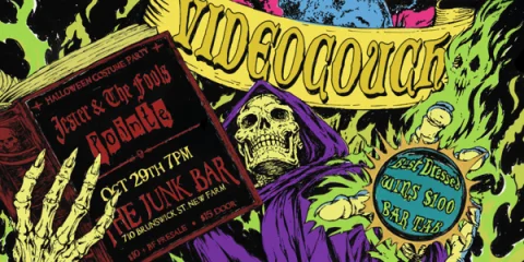 Videocouch // Halloween Costume Party at The Junk Bar