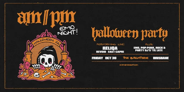 am//pm emo night halloween: brisbane at The Brightside Brisbane