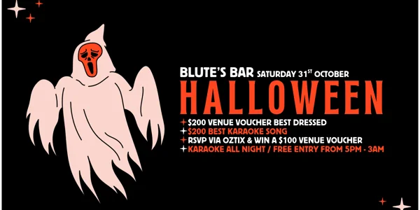 Blute's Halloween Party ($500 Prizes) at Blute's Bar