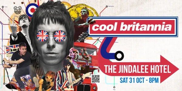 Cool Britannia LIVE in Jindalee at The Jindalee Hotel