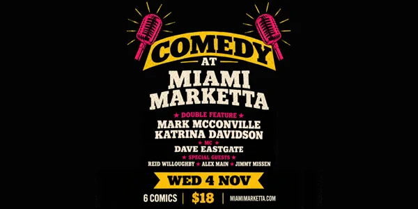 Comedy | Live at The Gin Parlour at Miami Marketta
