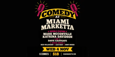 Comedy | Live at The Gin Parlour at Miami Marketta
