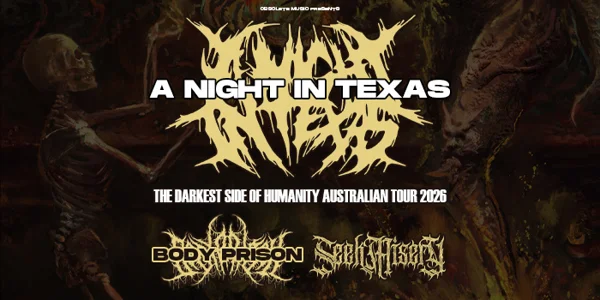 A Night In Texas "The Darkest Side Of Humanity" East Coast Tour at Tomcat