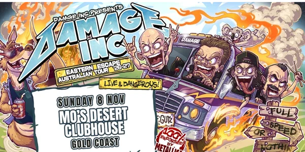 Damage Inc - Live at Mo's Desert Clubhouse (ALL AGES) at Mo's Desert Clubhouse