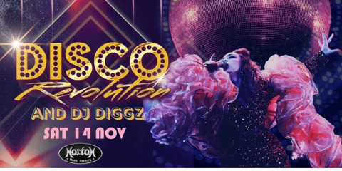 DISCO REVOLUTION & DJ DIGGZ present… THE ULTIMATE DANCE PARTY EXPERIENCE at Norton Music Factory