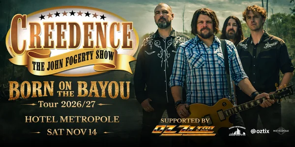 Creedence The John Fogerty Show & OZ ZZ-TOP Born on the Bayou Tour at Hotel Metropole