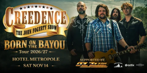 Creedence The John Fogerty Show & OZ ZZ-TOP Born on the Bayou Tour at Hotel Metropole