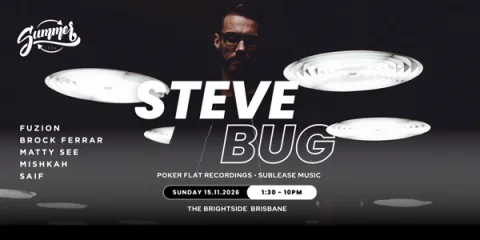 Steve Bug - BRISBANE at The Brightside Brisbane