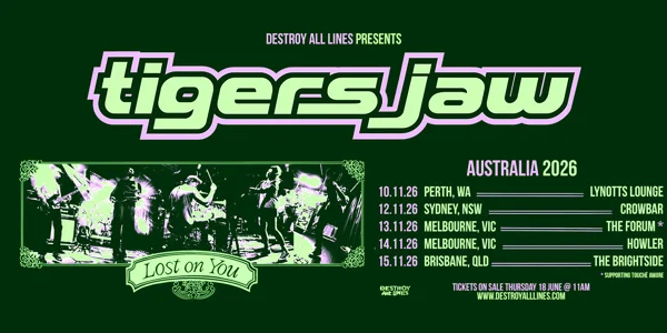 Tigers Jaw Australian Tour 2026 at The Brightside Brisbane