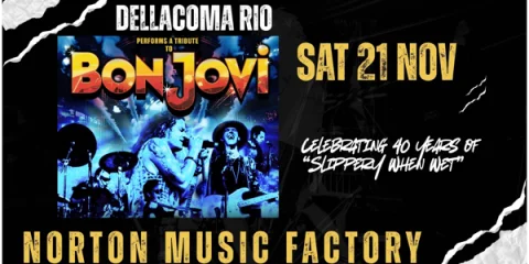 THE DECADE OF DECADENCE - BON JOVI 40 Years of Slippery When Wet Performed by DELLACOMA RIO at Norton Music Factory