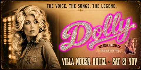 DOLLY - THE TRIBUTE - A Celebration of the legend Dolly Parton at Villa Noosa Hotel - The V Room