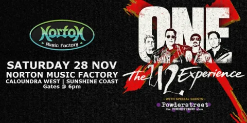 ONE - The Ultimate U2 Tribute Show at Norton Music Factory