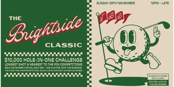 The Brightside Classic (Golf Day) - $10,000 at The Brightside Brisbane