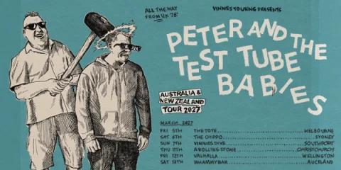 Peter & The Test Tube Babies (UK) 2027 AUS & NZ Tour - Southport at Vinnies Dive