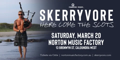 SKERRYVORE - Beautiful Mistakes - Album Tour at Norton Music Factory