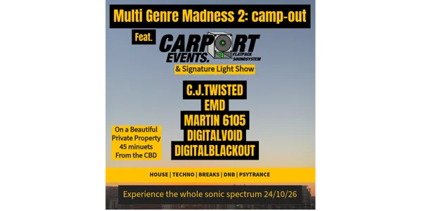 Multi Genre Madness 2: Camp-Out at Gidgegannup Wa