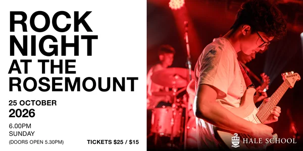 Hale School - Rock Night at the Rosemount at Rosemount Hotel