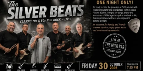 THE SILVER BEATS at Milk Bar @ Civic Hotel