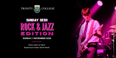 Sunday Sesh: Rock & Jazz Edition (Trinity College) at Rosemount Hotel