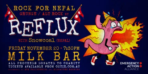 ROCK FOR NEPAL at Milk Bar @ Civic Hotel