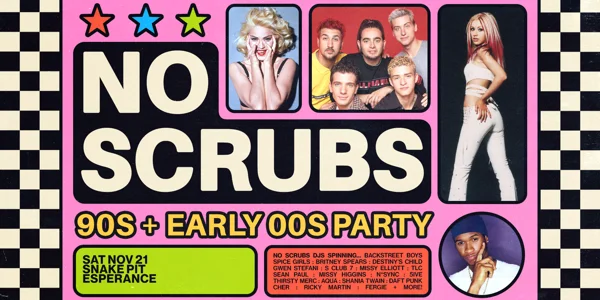 No Scrubs: 90s + Early 00s Party - Esperance at Pier Hotel, Esperence