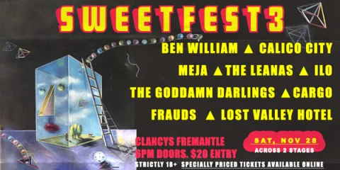 SWEETFEST 3! 9 bands | 2 stages | mini-fest at Clancys Freo! at Clancys Fish Pub Fremantle