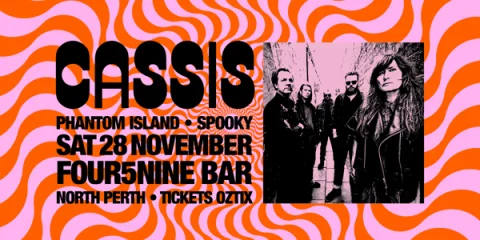 Cassis with Phantom Island & Spooky at Four5Nine Bar