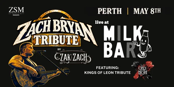 Zach Bryan Tribute Show (ft Kings of Leon Tribute) at Milk Bar @ Civic Hotel