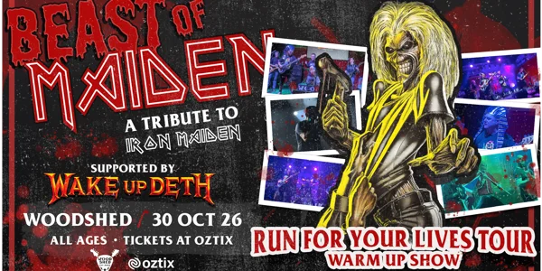 BEAST OF MAIDEN "Run For Your Lives Tour Warm Up Show" at Woodshed