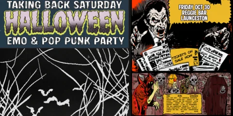 Taking Back Saturday Halloween: Emo & Pop Punk Party - Launceston at Reggie Bar