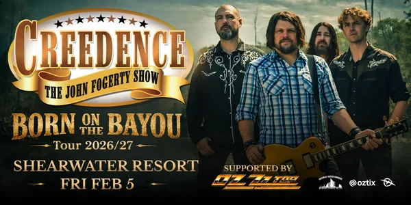 Creedence The John Fogerty Show & OZ ZZ-TOP Born on the Bayou World Tour at Shearwater Resort