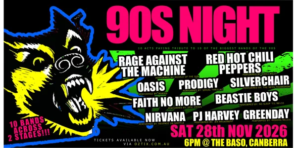 90s NIGHT - MUSIC FESTIVAL at The Basement aka The Baso