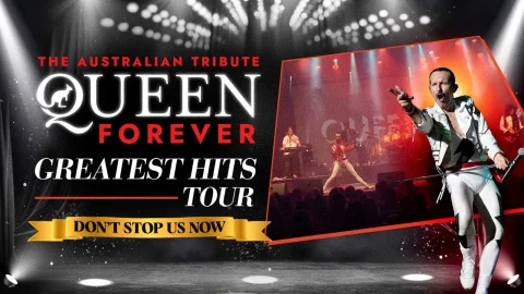 Queen Forever Greatest Hits Tour, “Don’t Stop Us Now” at The Concourse