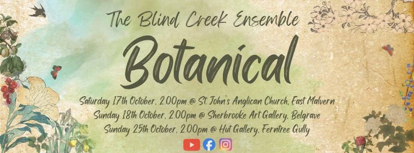 Botanical | A Flute Quartet Program at Hut Gallery