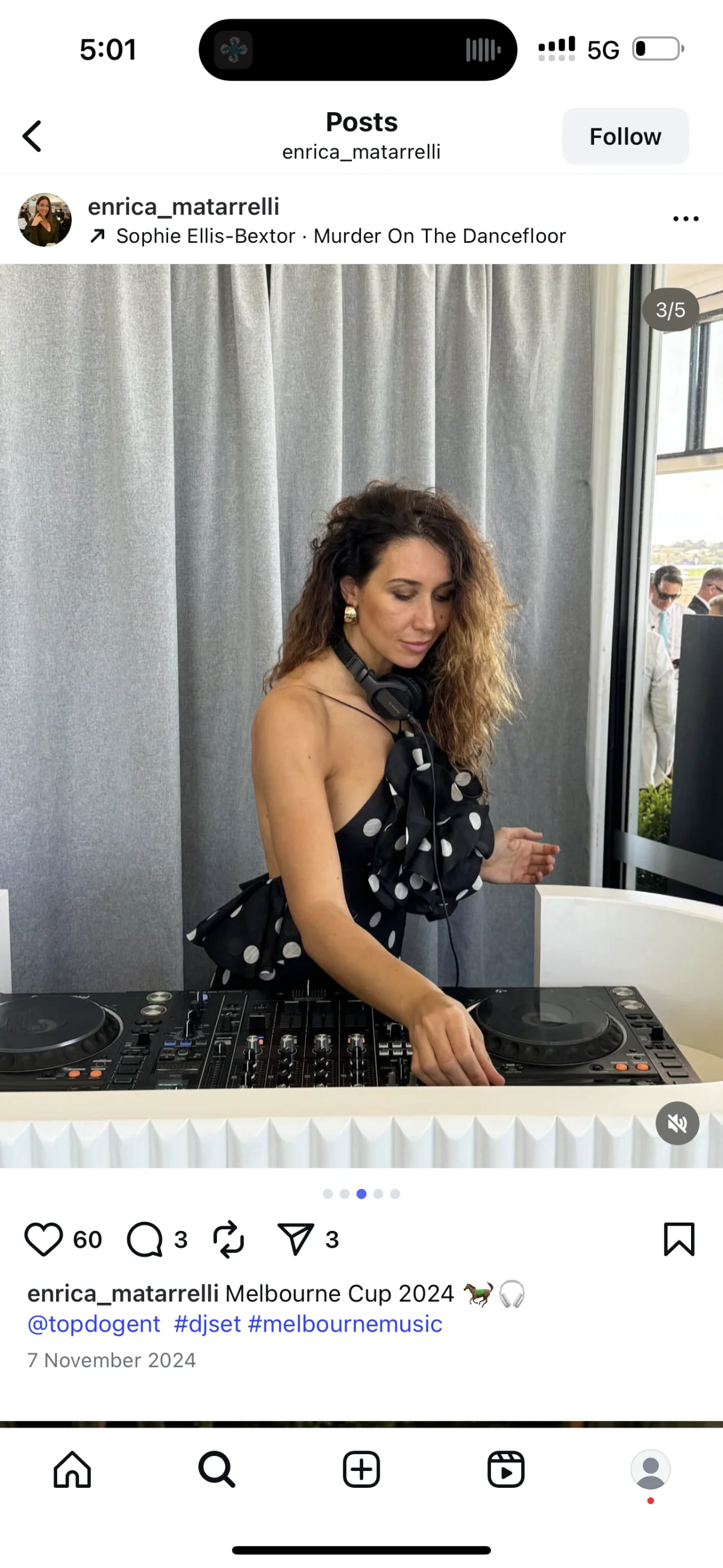 Dj Valentina, Saturday Night DJ at Prince Alfred Richmond