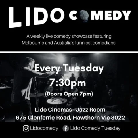 Lido Comedy Tuesday at Lido Cinemas