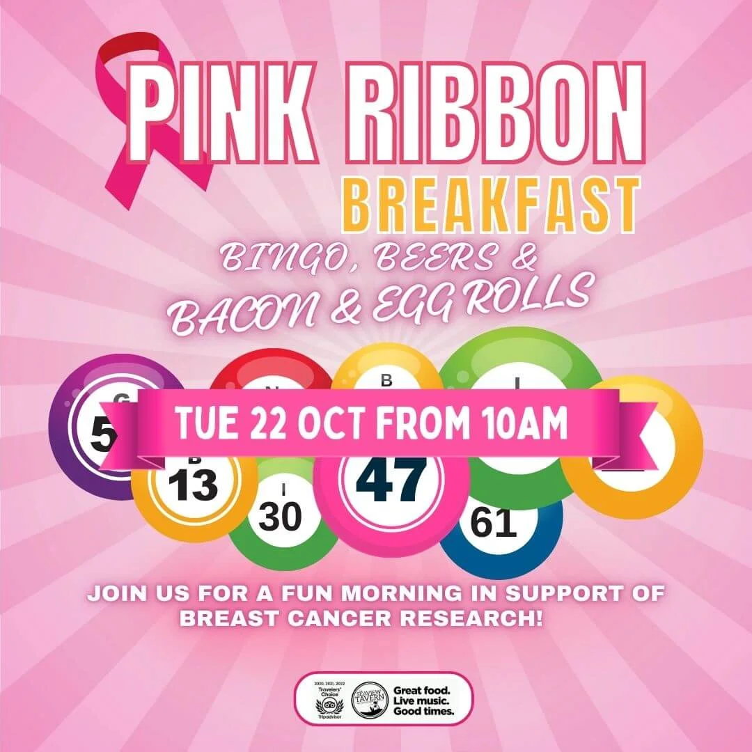 Pink Ribbon Breakfast at Seaview Tavern Woolgoolga